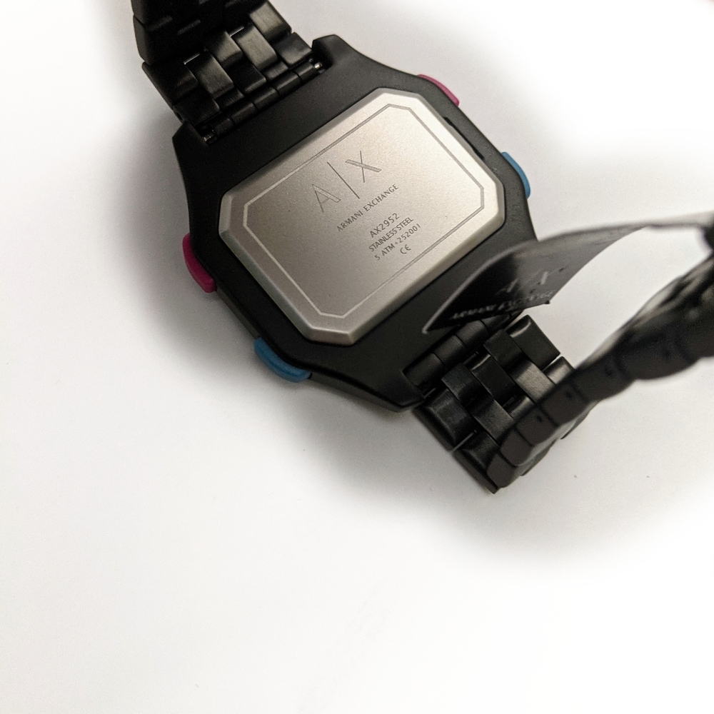 ARMANI EXCHANGE DIGITAL STAINLESS STEEL WATCH - Picture 8 of 10